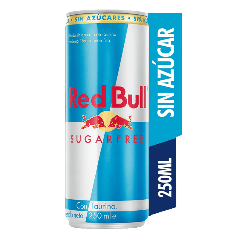 Bebida Energética Sin Azúcar Red Bull 250ml