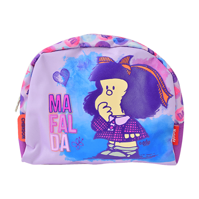 Cartuchera Mafalda Morado